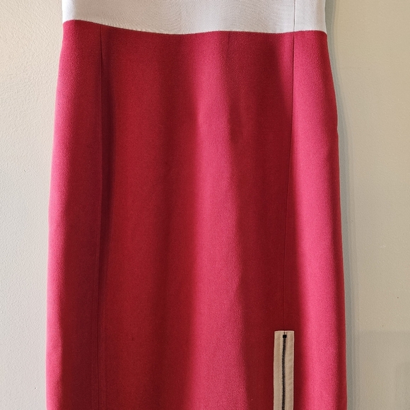 Judith & Charles Sleeveless Midi Women's Colorblock Two Tone Red Dress Size 0. - Picture 10 of 16